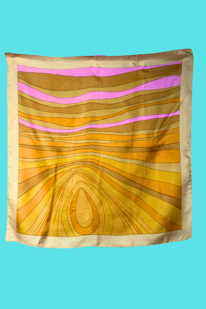 Foulard en soie Sunset