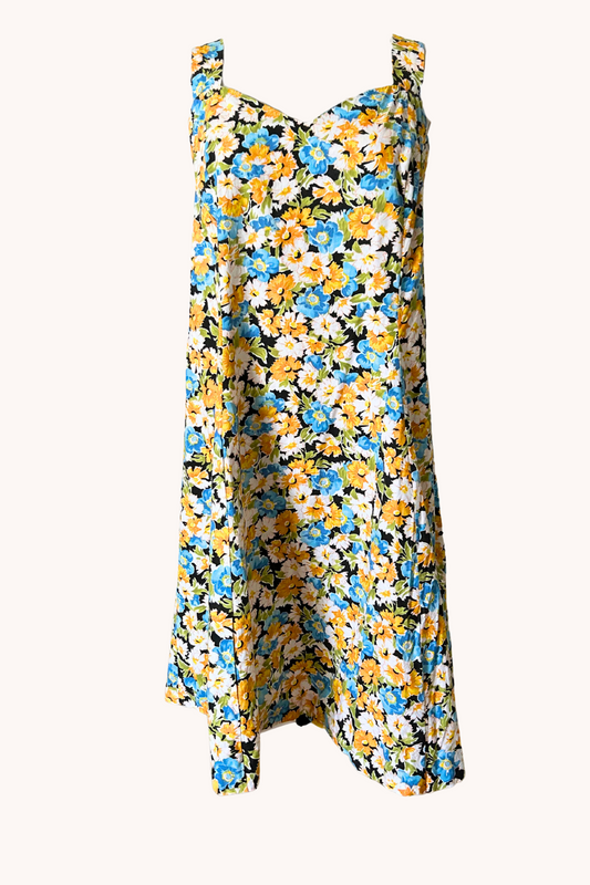 Robe à fleurs T.48