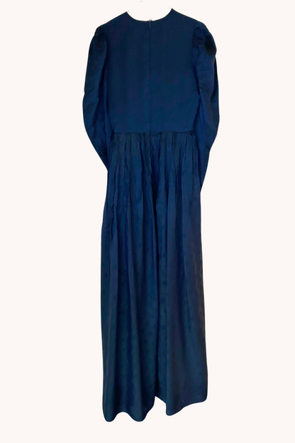 Robe longue bleu nuit T.36