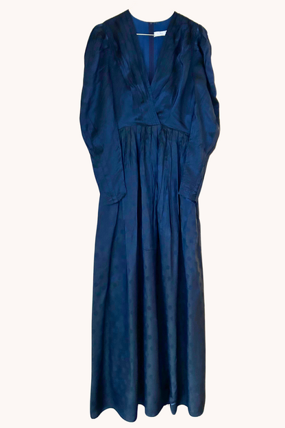 Robe longue bleu nuit T.36