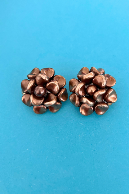 Boucles d'oreilles bronze (clips)