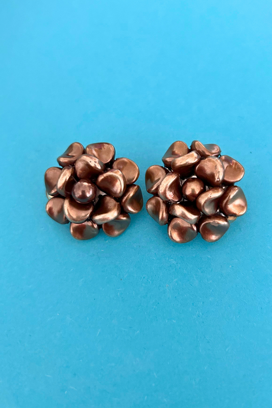 Boucles d'oreilles bronze (clips)