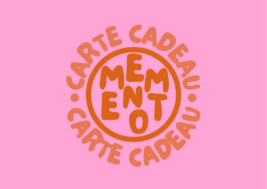 Les cartes-cadeaux Memento