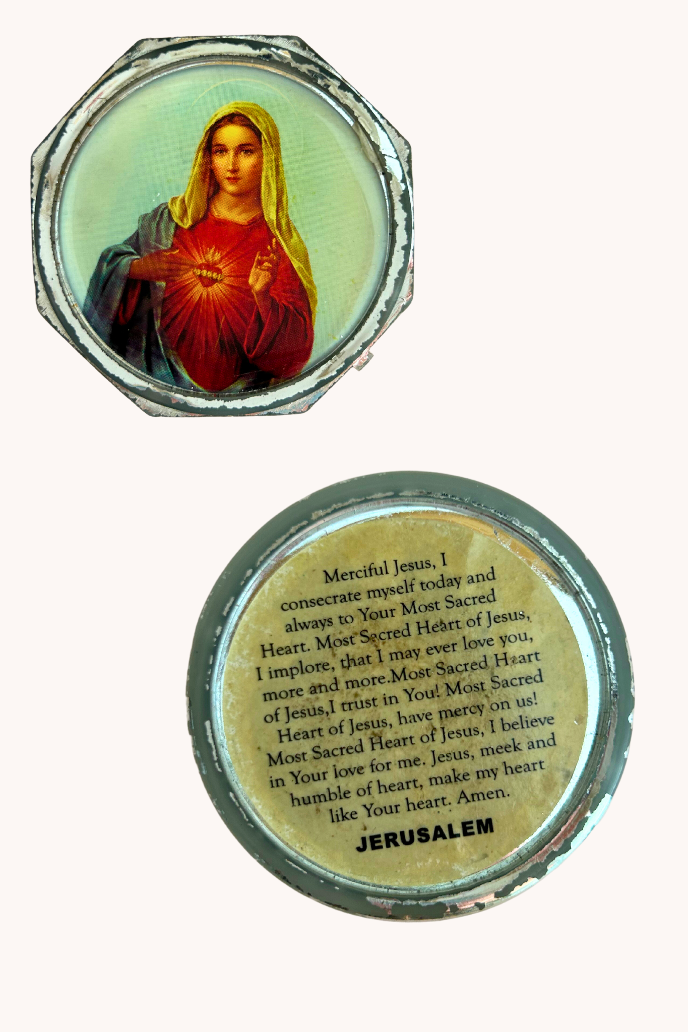 Chapelet Vierge Marie avec sa boîte