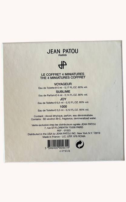Coffret de parfums collector Jean Patou