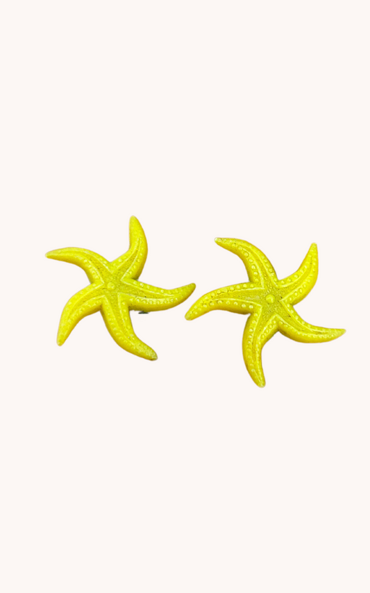 Boucles d'oreilles étoile de mer (clip)